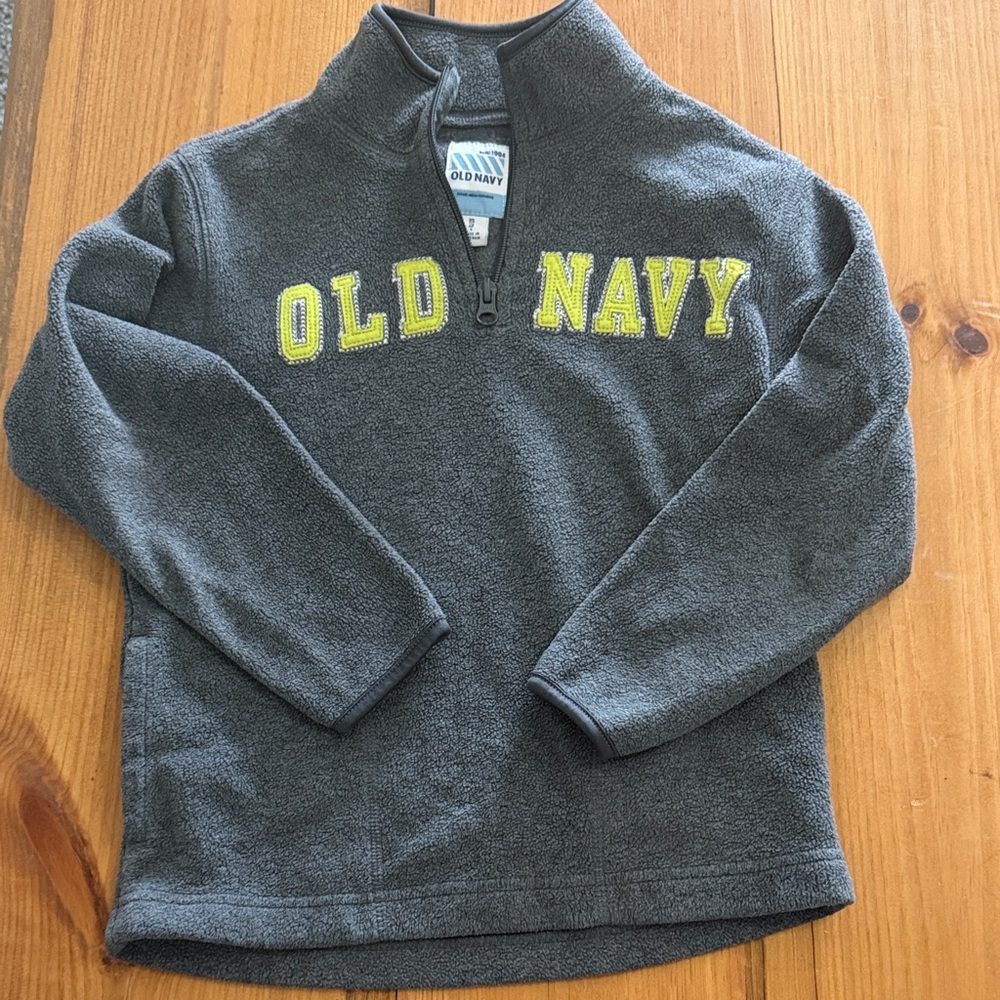 Old Navy Kids Charcoal Half-Zip Sweatshirt